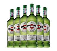 Vermut Martini Extra Dry Extra Seco Botella Misil 1 L (Caja de 6 Botella Misil de 1 L)