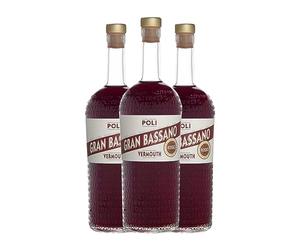 Vermut Poli Gran Bassano Rosso 75 aja de 3 Botellas de 75 cl)