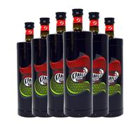 Vermut Rajoma Dulce & Kanalla Rojo Botella Misil 1 L (Caja de 6 Botella Misil de 1 L)