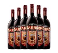 Vermut Sanviver Zarro Rojo Botella Misil 1 L (Caja de 6 Botella Misil de 1 L)