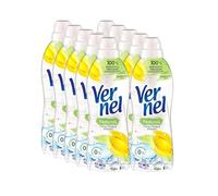 VERNEL Naturals - Suavizante vegano Ylang Ylang y hierba dulce, 10 x 37 WL (370 lavados), aroma de lavandería con 99% de ingredientes de origen natural, sin microplástico, reciclable