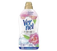 Vernel Suavizante Concentrado para la Ropa Aromaterapia Té & Peonia (60 Lavados), suavizante de ropa para una experiencia aromática de hasta 200 días, suavizante líquido