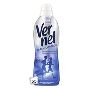 Vernel Suavizante Concentrado para la Ropa Explosión de Frescor, suavizante de ropa para una experiencia aromática durante 24 horas y hasta 7 días, suavizante líquido, 55 lavados