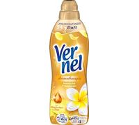 Vernel Suavizante de aromaterapia Sensual Frangipani (32 lavados), aroma de larga duración con aceites esenciales para 24/7 botellas frescas y reciclables