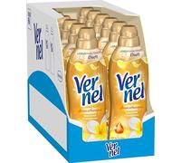 VERNEL Suavizante de aromaterapia Sensual Frangipani 444WL (12 x 37 lavados), aroma de larga duración con aceites esenciales para 24/7 botellas frescas y reciclables