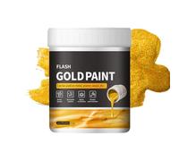 Vernice A Foglia D'oro - Vernice Dorata Per L'artigianato, Vernice Liquida Da 300 G Ad Asciugatura Rapida,Doratura Acrilica Per Dipinger, Metallo, Gesso, Legno, Colla Per Foglia D'or