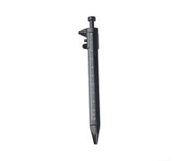 Vernier - Bolígrafo calibrador 2 en 1, bola de rodillo de tinta de gel de 0.5 mm con escala de medición de 0 a 100 mm, regla multifunción para estudiantes de oficina, dibujo y uso diario (recambio