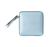 Vernier Caliper - Cinta métrica retráctil de tela para sastre, manualidades, dieta, cuerpo, regla con botón pulsador para tela, costura, manualidades, medidas (azul, 7 x 7 cm)