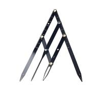 Vernier Caliper Eyebrow Ruler with Golden Ratio in Stainless Steel