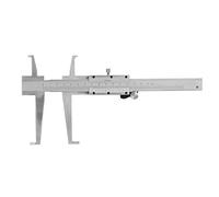 Vernier Caliper, herramienta de medición de micrómetro de calibre de acero al carbono para mediciones de precisión exterior/interior/profundidad/escalón, Estuche de almacenamiento incluido