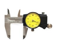 Vernier Calipers Calibrador Vernier De Reloj Con Esfera Acero Inoxidable, Herramienta Medición 505-681/505-682 Precisión 0,01(505-681)