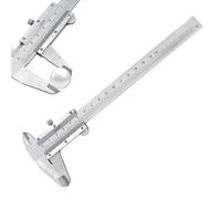 Vernier, Carbon Steel Measuring Tool, Precision Non Digital Ruler with Accuracy for Metal, Woodworking, Engineering, Garage, Lab, Workshop, Fabrication Tools, 2.5/0.9/5.3 Inches