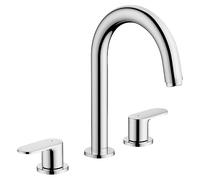 Vernis Blend Grifo de lavabo (Cromo, Brillante, Profundidad del grifo: 19,2 cm)