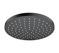 Vernis Blend Rociador de ducha (Diámetro: 20,5 cm, 6,5 l/min, Número de funciones: 1 ud., Negro)
