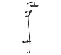 Hansgrohe Vernis Blend conjunto bañera/ducha a pared con termostato con rociador con efecto lluvia negro 26428670