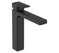 Vernis Shape Grifo de lavabo (Negro, Altura: 28,7 cm)