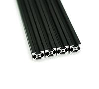 Verntech 4 Piezas 600mm 2020 V Tipo Negro estándar Europeo anodizado Carril Lineal extrusión de Perfil de Aluminio para Impresora 3D DIY y máquina CNC