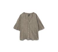 Vero Moda 2/4 V-Neck Shirt Vmrosie Noos-Camiseta de Cuello en V 2/4, Silver Mink, XS Mujeres
