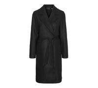 VERO MODA Chaqueta larga Vmfortuneaya Ss23 para mujer, color negro/detalle: sólido, XL, Negro/detalle: sólido., XL