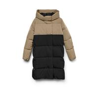 VERO MODA Abrigo de invierno 'VMStello' capuchino / negro XS capuchino / negro