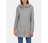 Vero Moda Abrigo de mujer con capucha y cierre oculto. Gris 42 (XL)