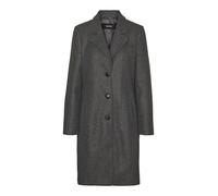 VERO MODA Abrigo largo para mujer Vmfortunesara Coat Ga Boo, Gris oscuro, S