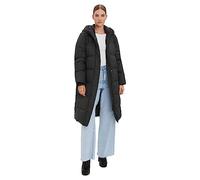 VERO MODA Abrigo para mujer VMERICAHOLLY LONG DOWN CHACKET NOOS, Negro, S