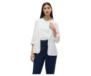 Vero Moda Americana clásica para Mujer, Blanco Nieve., M