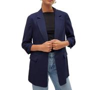 VERO MODA Americana VMFRIDA Blazer para Mujer, Azul Marino, 40
