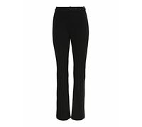 Vero Moda Amira Mid Rise Flared Trousers, Negro, M