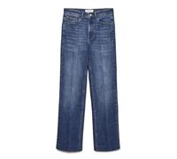 VERO MODA Awalice HR Straight DNM JNS Ra3031 Noos, Medio De Mezclilla Azul, 28W / 30L