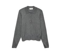 VERO MODA Awsikita LS O-Neck Polo Knit Noos, Color Gris., XS