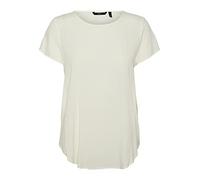 Vero Moda Vmbecca Plain SS Top Ga Noos Camiseta, Blanco (Blanco Nieve.), XL para Mujer