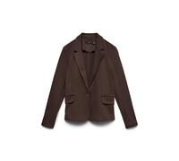VERO MODA Blazer corte recto. Color chocolate