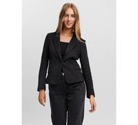 Vero Moda Vmjulia Ls Blazer Dnm Noos, Chaqueta Mujer, Black, 38