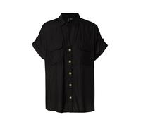 VERO MODA Vmbumpy S/S Camiseta Wvn Ga Noos Blusa de Manga Corta, Negro, L para Mujer