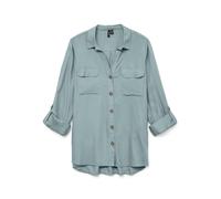 Vero Moda Vmbumpy L/S Shirt New Wvn Ga Noos S Gris