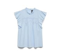 Vero Moda Blusa Femenina Camisa VMTRINE, Color Azul., L