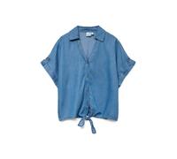 VERO MODA Blusa 'FLEUR' azul denim, Talla S