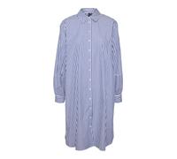 VERO MODA Blusa 'Inge' azul / blanco L azul / blanco