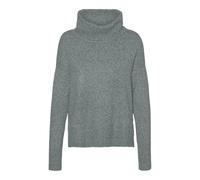VERO MODA Blusa para Mujer Vmdoffy LS Cuello Cowlneck Blouse Ga Noos, Balsam Green/Detail:Melange, XS