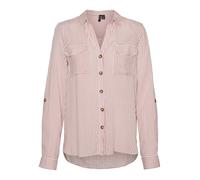 VERO MODA Blusa 'VMBumpy' altrosa / blanco, Talla M