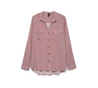 Vero Moda Vmbumpy L/S Shirt New Wvn Ga Noos XS Rojo