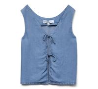 VERO MODA Blusa 'VMFleur' azul denim S azul denim