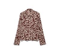 VERO MODA Blusa 'VMFriga' beige claro / marrón L beige claro / marrón