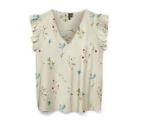 VERO MODA Blusa 'VMJOSIE' beige / aqua / verde oscuro / rojo oscuro S beige / aqua / verde oscuro / rojo oscuro