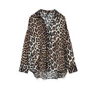 VERO MODA Blusa 'VMJosie' crema / marrón claro / negro S crema / marrón claro / negro