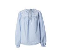 VERO MODA Blusa 'VMNika' azul claro / blanco L azul claro / blanco