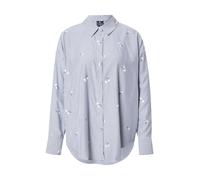 VERO MODA Blusa 'VMNora' navy / oliva / blanco XL navy / oliva / blanco