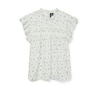 VERO MODA Blusa 'VMTrine' oliva / rosa / blanco, Talla S